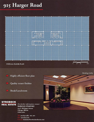 brochure for 915 Harger Rd., Oak Brook, Illinois