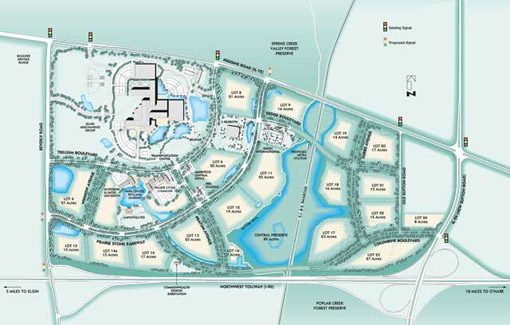 Prairie Stone Park Plan in 1994