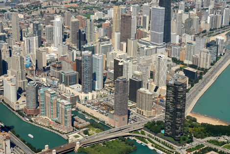 Aerial Photo of Streeterville