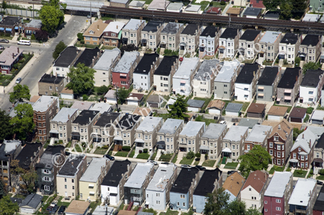 aerial photograph of South Lawndale