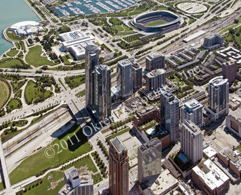 aerial photograph of Central Station