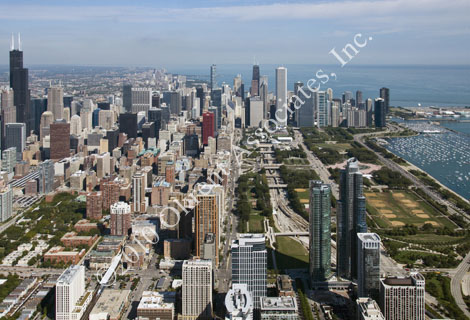 aerial photo of the residential community at Central Station